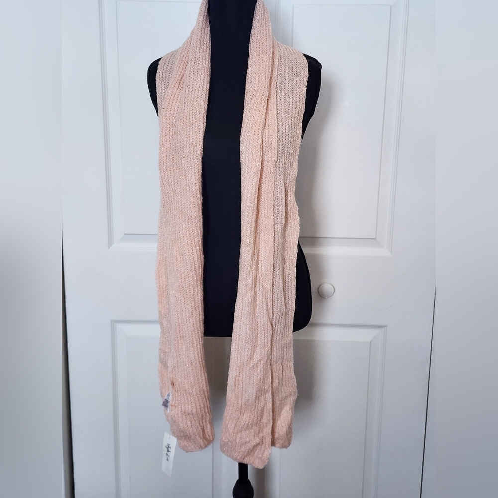 Style&Co Blush Pink Knit Scarf One Size